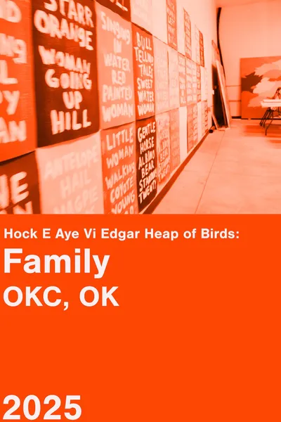 Hock E Aye Vi Edgar Heap of Birds: Family - An Oral History Project