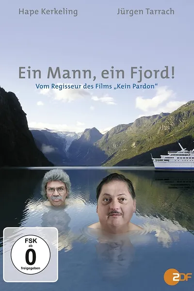 A man, a fjord!