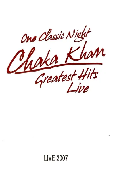 Chaka Khan: Greatest Hits Live