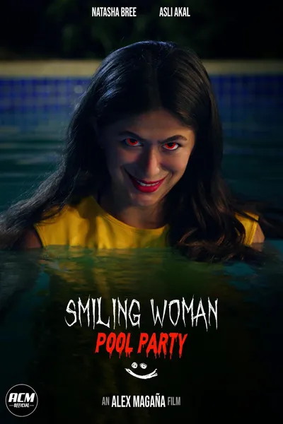 Smiling Woman Pool Party